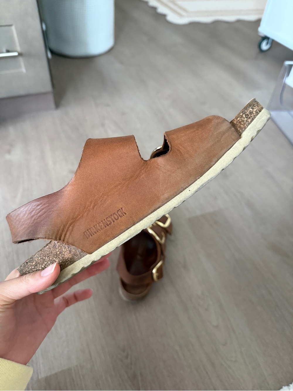 Birkenstock Milano Big Buckle Oiled Leather Cognac - Picture 2 of 7